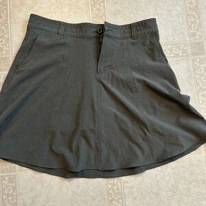 Eddie Bauer Gray Mini Skater Skort for Casual Wear
